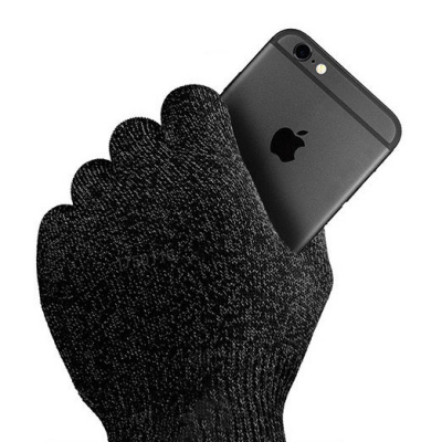 Touchscreen handschoenen zwart